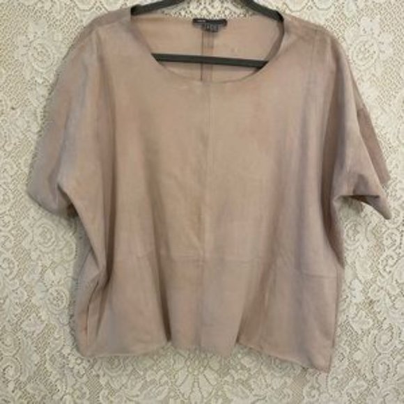 Vince Authentic Leather top PREOWNED ! - Picture 4 of 5